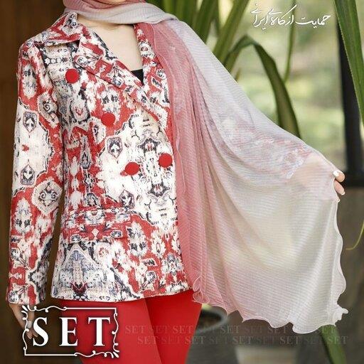 کت و شلوار مجلسی مزون دوز مدل مهدیس برند SET